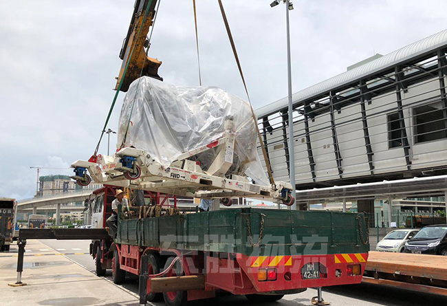 廣州到香港物流專線常見問題解答，深圳東勝物流中港平板車運輸圖
